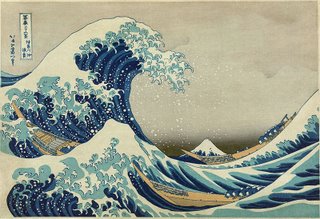 The Great Wave off Kanagawa by Hokusai