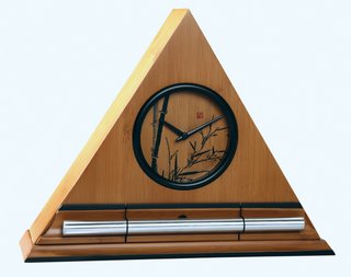 Bamboo Zen Chime Clock