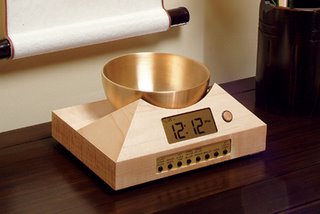 Zen Timepiece, a brass singing bowl clock and timer for meditation Zen Timepiece, a brass singing bowl clock and timer for meditation