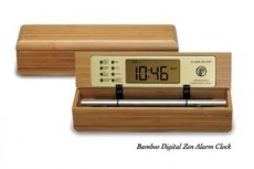 Bamboo Digital Chime Clock, a Watsu Timer and Clock Bamboo Digital Chime Clock, a Watsu Timer and Clock