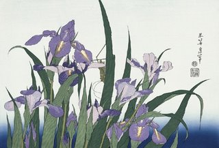 Katsushika Hokusai Ukiyo-e, Japanese Iris Katsushika Hokusai Ukiyo-e, Japanese Iris