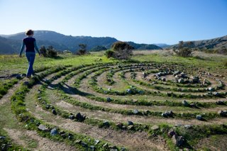 Labyrinth, meditative walking Labyrinth, meditative walking