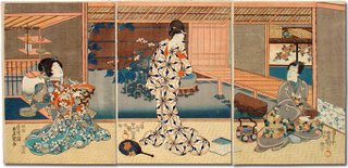 Are You a Light or Heavy Sleeper? Ukiyo-e, A Tea Party by Toyokuni II Are You a Light or Heavy Sleeper? Ukiyo-e, A Tea Party by Toyokuni II