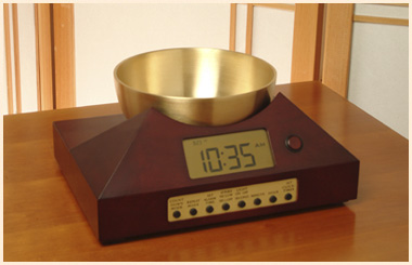 Zen Timepiece, Singing-Bowl Alarm Clock by Now & Zen Inc. Zen Timepiece, Singing-Bowl Alarm Clock by Now & Zen Inc.