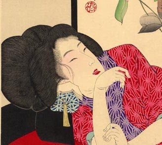 Solve Problems in Your Sleep - Tsukyoka Yoshitoshi 1888 Solve Problems in Your Sleep - Tsukyoka Yoshitoshi 1888