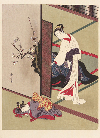 Chime Alarm Clocks and Meditation Timers - Mother and daughter Harunobu Chime Alarm Clocks and Meditation Timers - Mother and daughter Harunobu
