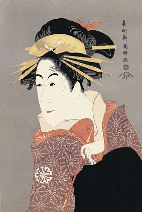 Sharaku Toshusai, The actor Matsumoto Yonesaburo as Shinobu - Stay Calm, Be Thankful Sharaku Toshusai, The actor Matsumoto Yonesaburo as Shinobu - Stay Calm, Be Thankful